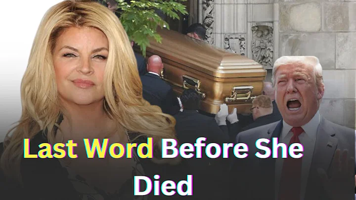 Kirstie Alley Cheers actress Tearful Creepy Last W...