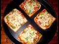 Bread pizza in tamil      tawa  oven   pinksquare tamil