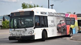 Ride video: Milton transit 2012 New flyer XD40 1201 | 4 Thompson/Clark