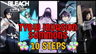 Thousand-Year Blood War Invasion Summons - 10 STEPS | Best Rerun Banner 🤯 | Bleach Brave Souls