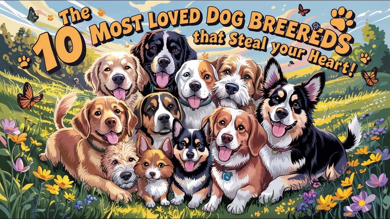 "The 10 Most Loved Dog Breeds That Will Steal Your Heart" - YouTube