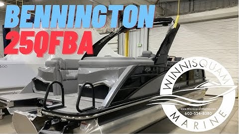 2023 Bennington 25QFBA - Walkthrough with Winnisquam Marine