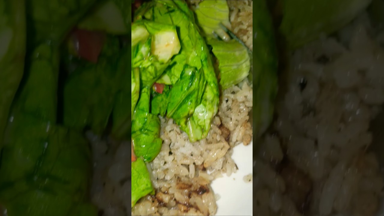 #kellysasmr #food Rice and veggies