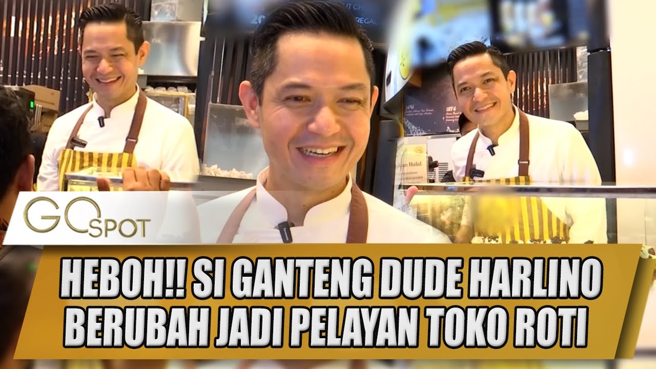 MANISNYA SENYUMAN DUDE HARLINO SAAT MENJADI PELAYAN BISNIS USAHA ...