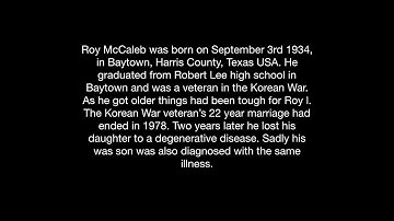 The murder of Roy McCaleb