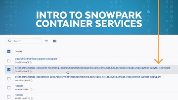 Intro to Snowpark Container Services Quickstart Walkthrough