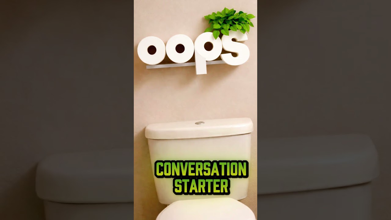 Этот держатель для туалетной бумаги говорит «ОЙ» 😂 | Вирусный 3D-принтер для ванной комнаты