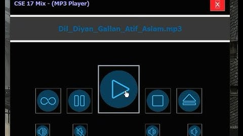 Music Player by Java Netbeans
