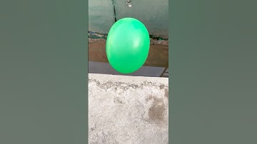 Will a water balloon explode 💥 if it rolls down from a tall building