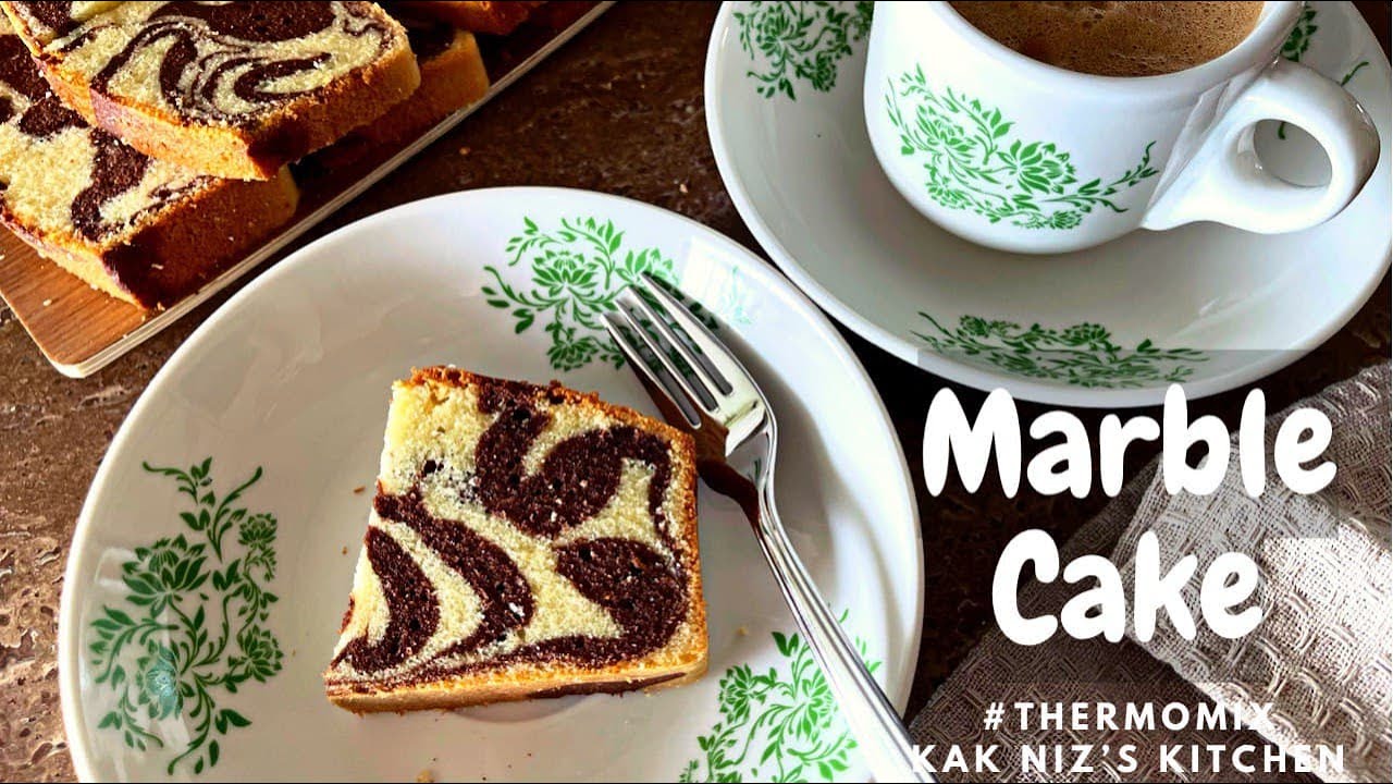 Kek Marble #Thermomix Marble Cake