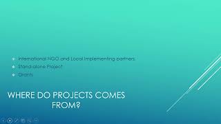 Project Design for Non- Profits Wealth