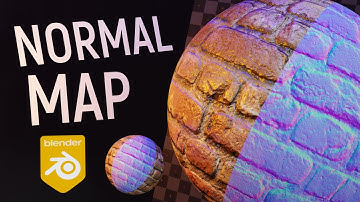 Карта нормалей (Normal map) в Blender 2.9