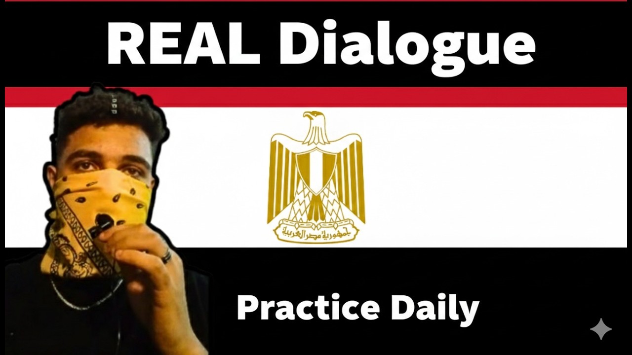 REAL DIALOUGE SHADOWING Egyptian Arabic Repeat-After-Me Story