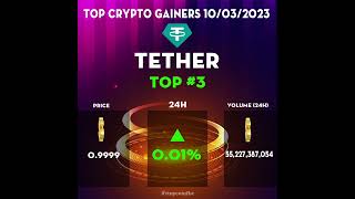 TETHER COIN - Top #3 Crypto Gainers 10/03/2023 I Tinycoinfbc