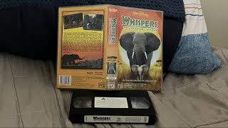 Opening and Closing To 'Whispers: An Elephant's Tale' (Walt Disney Home Video) VHS Australia (2001)
