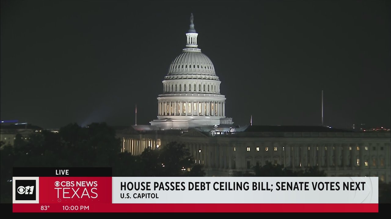 House passes debt ceiling bill ahead of crucial deadline - YouTube