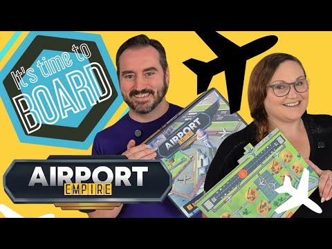 Airport Empire - Board Game Review. It's time to board this Aviation tile building duel boardgame