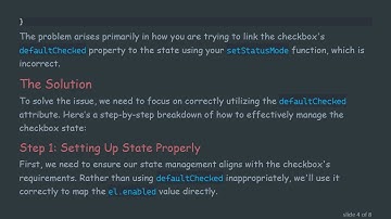 How to Dynamically Set DefaultChecked with React Hooks for a Toggle Button