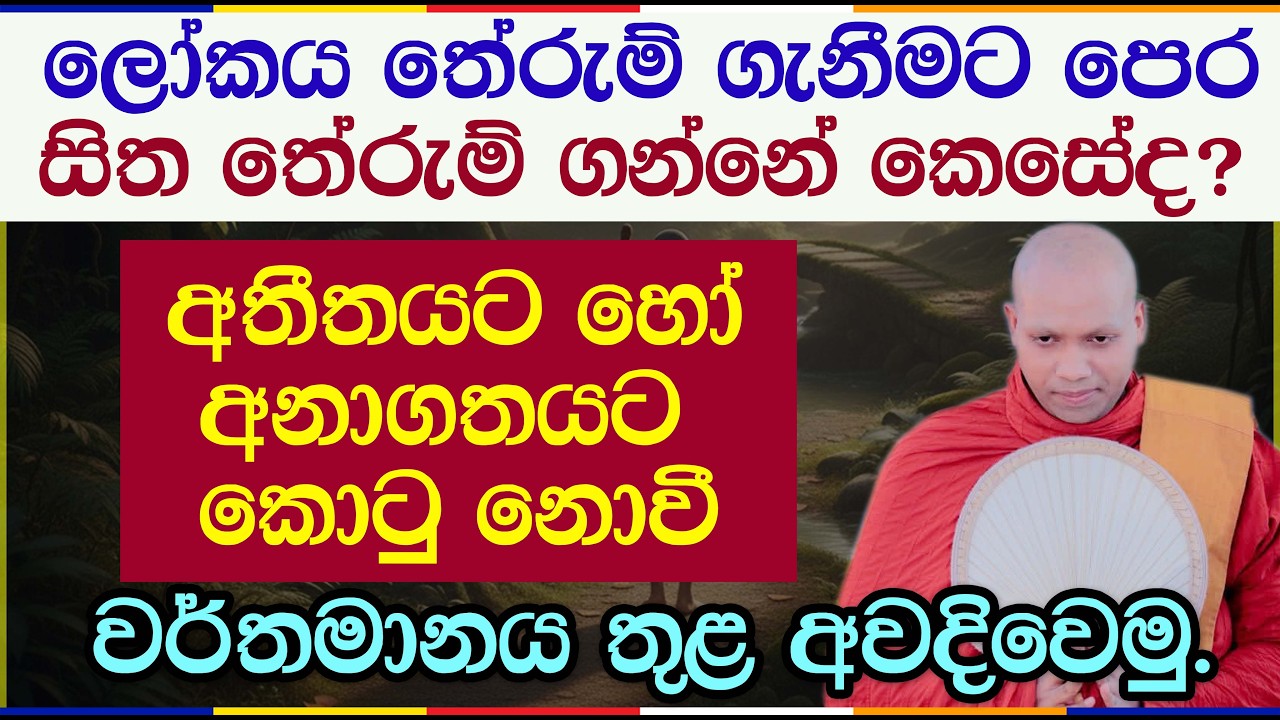 අතීතයට හෝ අනාගතයට කොටු නොවී වර්තමානය තුළ අවදිවෙමු | Hasalaka Seelawimala Thero | 3030