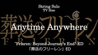 Anytime Anywhere [TV Size] | "Frieren: Beyond Journey's End" ED - milet