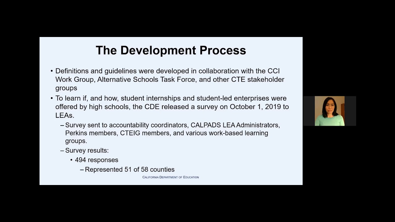 SDCOE CTE Leader's Network Meeting Archive, Feb 3, 2021
