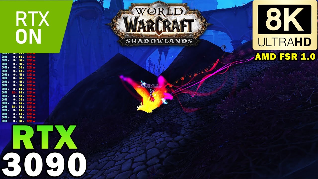 ►World of Warcraft in 8K | RTX 3090 | Ultra Graphics | Ray Tracing | FSR Fidelityfx Super Resolution