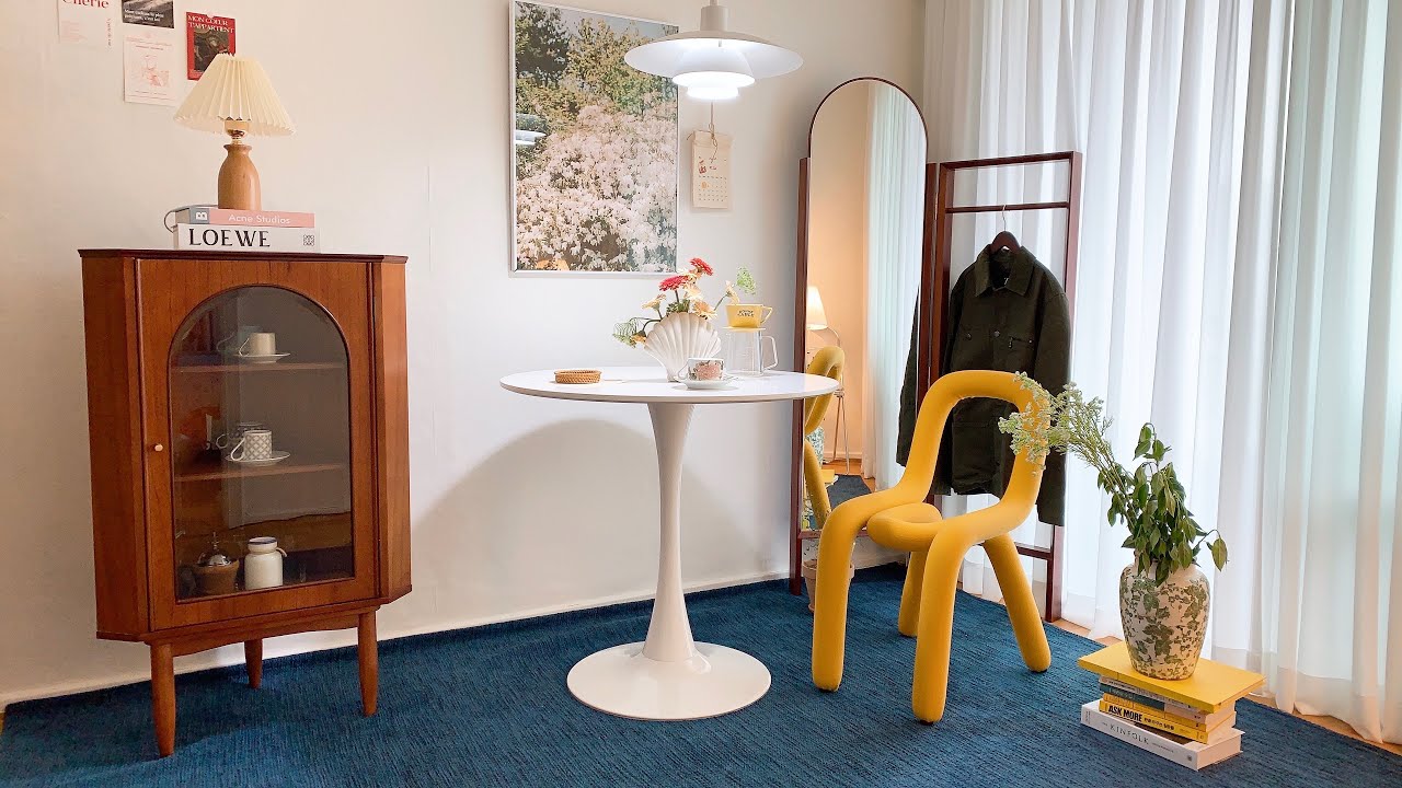 SUB) ROOM TOUR | 카페처럼 꾸민 5평 룸투어, 랜선집들이, 오늘의 집, 다이소, 이케아 제품으로 홈데코, 집 꾸미기, 룸 데코, 셀프 인테리어