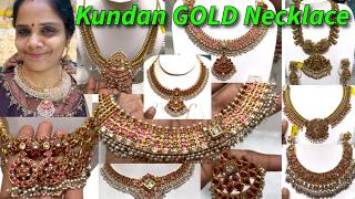 Saravana Elite💕Kundan Jewellery💕BeautifulGOLDNecklace💕@V__J__Mummy #gold #jewellery #shopping #tamil
