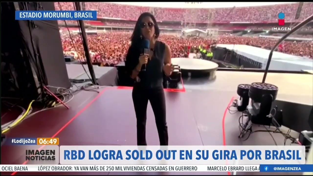 RBD logra sold out en su gira por Brasil | Noticias con Francisco Zea