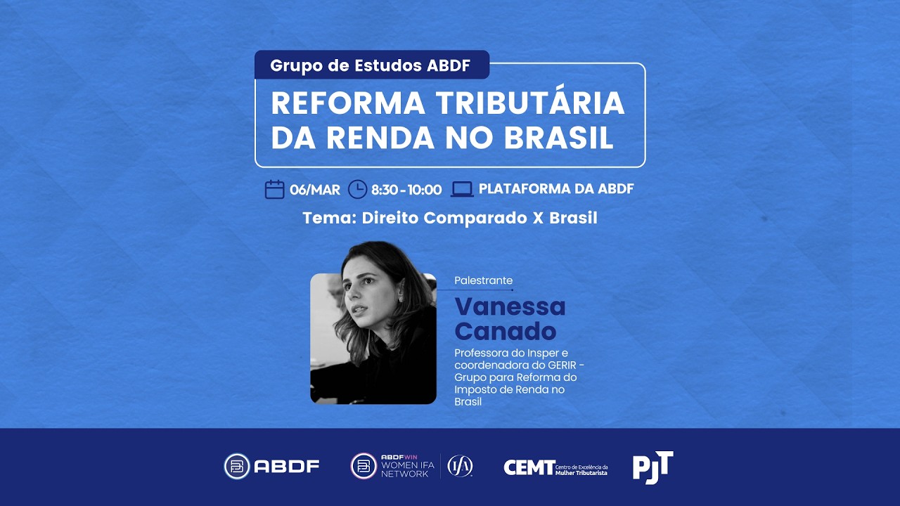 1º encontro do Grupo de estudos ABDF - Reforma Tributária da Renda no Brasil