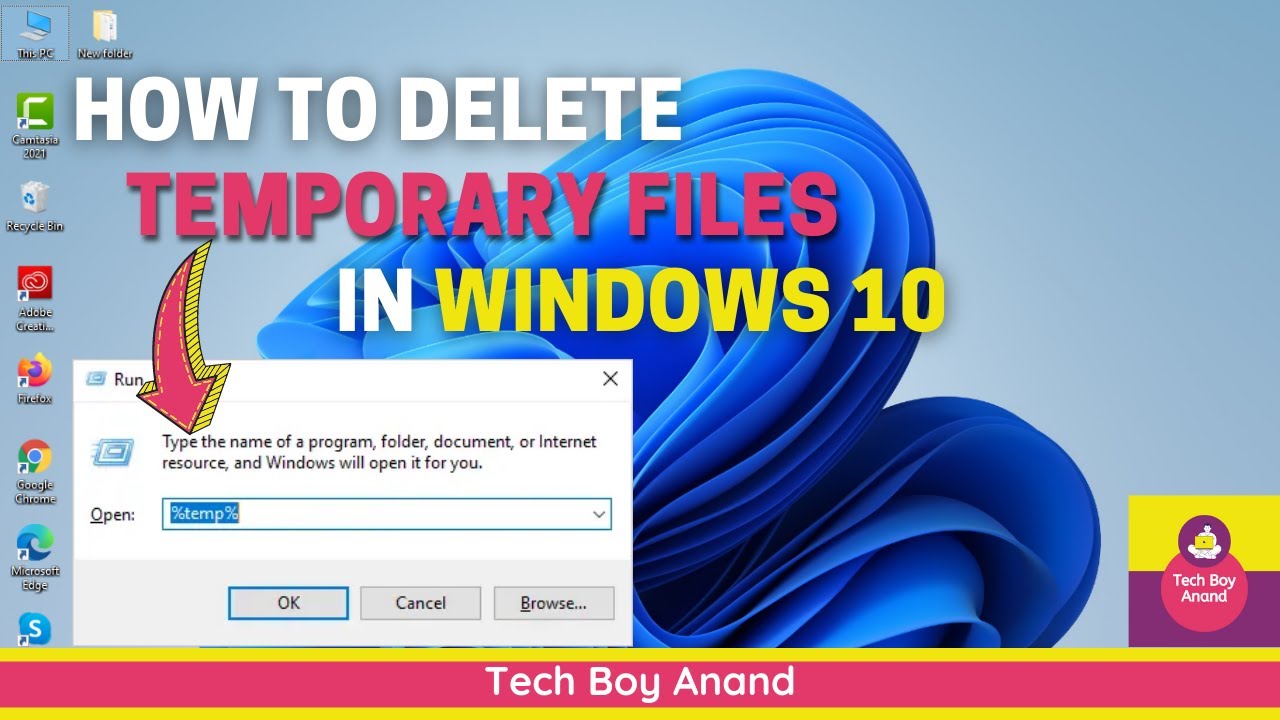 How To Delete Temporary Files In Windows 10 - 2021