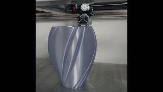 3D printing a large Vase in PET on a Builder FDM machine