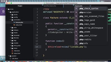 Facturacion con Codeigniter