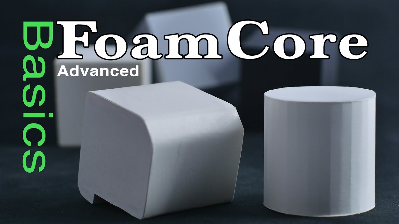 FoamCore Advanced Basics Tutorial Guide FoamBoard model making: modeling  tips & tricks for Designers 