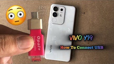 How To Connect USB To  Vivo Y17 Mobile Ko USB Se Kaise Connect Kare | File Transfer, Full Guide.✅🫵