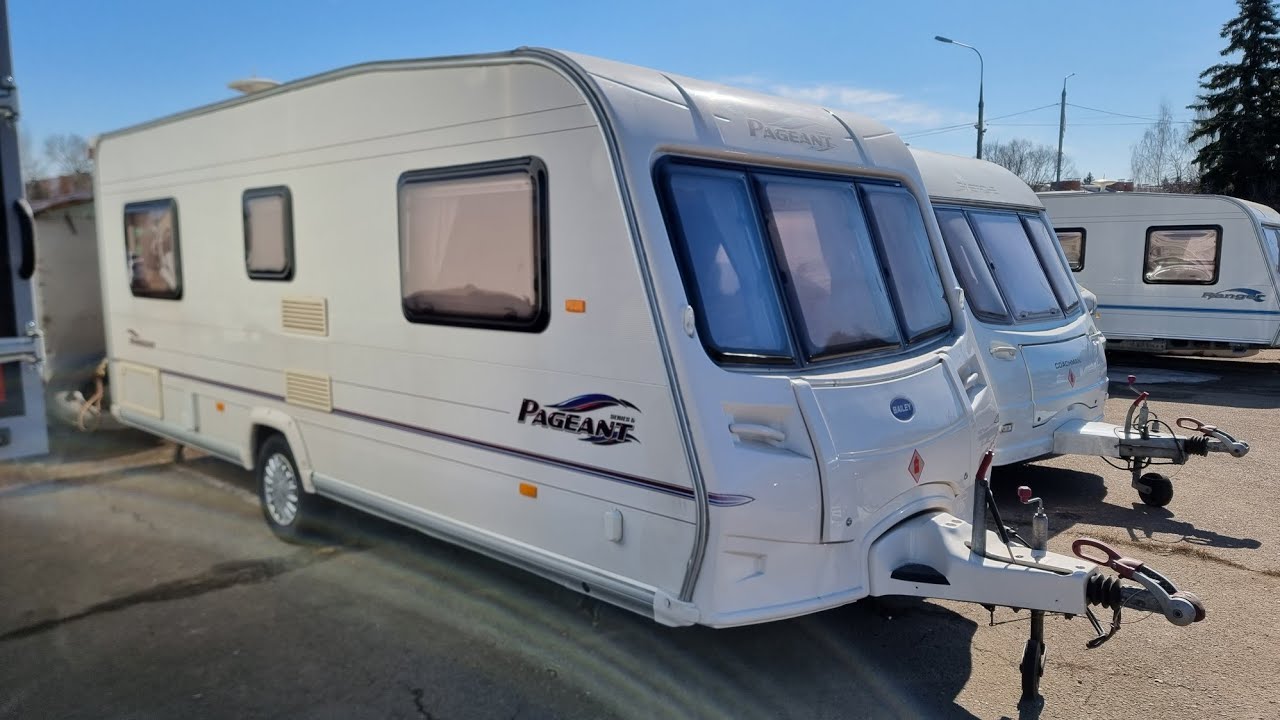 Обзор Английского Прицеп Дача Караван Трейлер Bailey Pageant Bordeaux, 2005 г.в, без пробега с ЭПТС