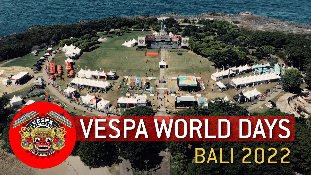 Vespa World Days 2022 🛵| Peninsula Island auf Bali | organisiert vom Vespa Club of Indonesia