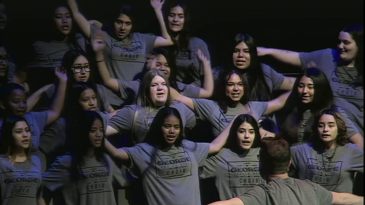 George Junior High | Better Together Spring Choir concert middle school high school