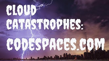 Cloud catastrophes: How Codespaces.com disappeared overnight