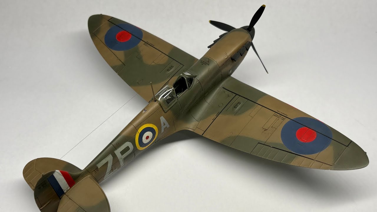 Адольф «Сэйлор» Малан Spitfire Mk.1a | Масштаб 1/48 | Сборка к 85-летию Битвы за Британию