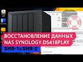 Восстановление данных с RAID-массивов SHR-2 и SHR-1, созданных на NAS Synology DS418play