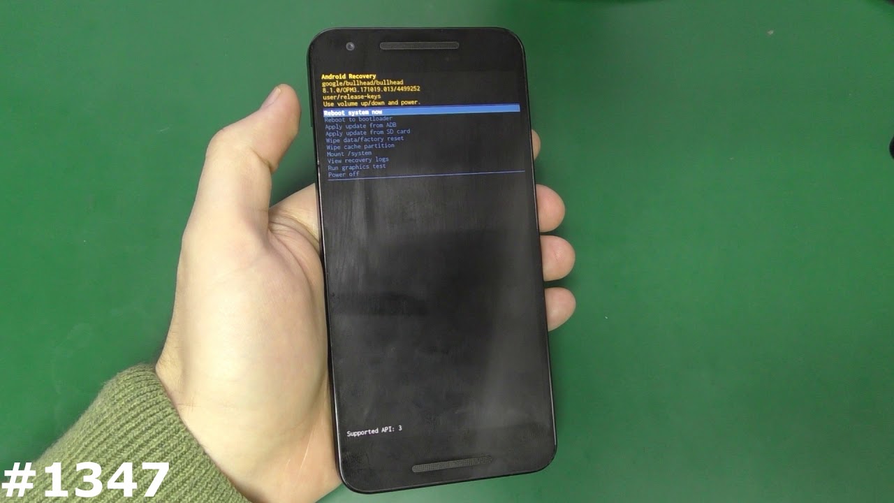 LG Nexus 5X H791 hard reset - YouTube