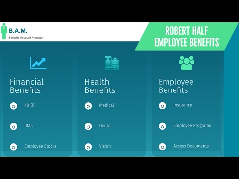 Robert Half Employee Benefits | Benefit Overview Summary
