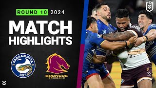 NRL 2024 | Eels v Broncos | Match Highlights