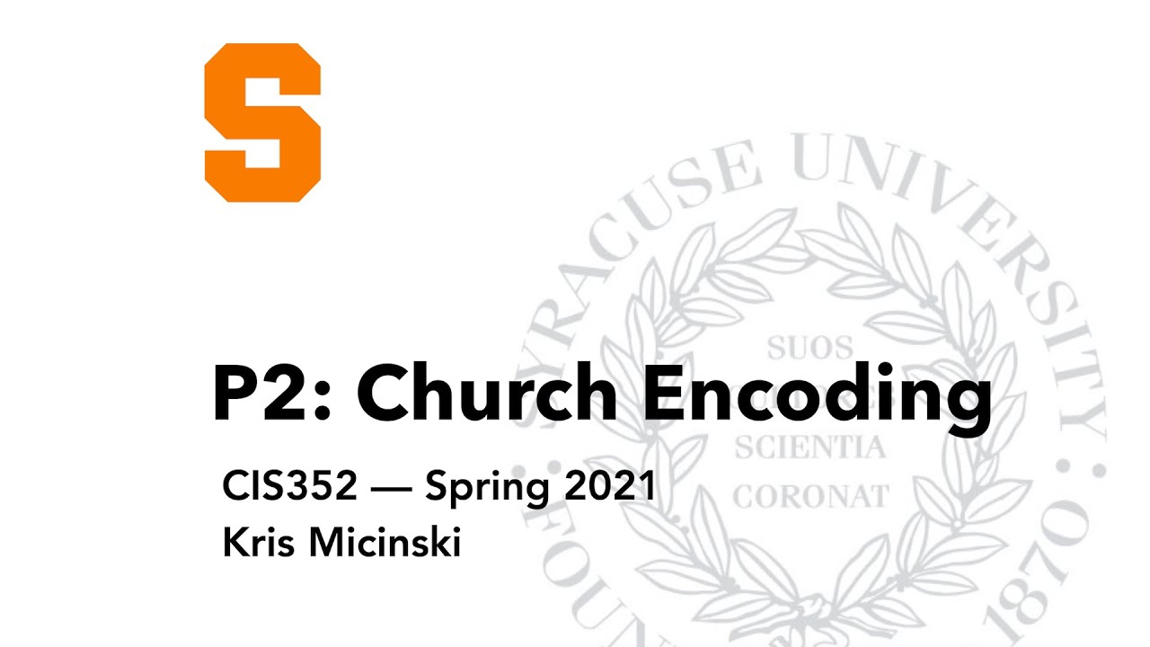 P4: Church Encoding - YouTube