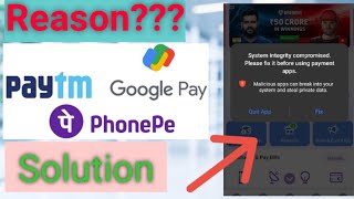 Payment app problem solution।malicious apps can break into your system and steal private data. screenshot 2