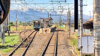 大糸線前面展望part２　穂高→南大町＜cabview Japanrail Ooito Line Hotaka   → Minamioomachi＞ by 14 Ikesan 15,300 views 3 weeks ago 27 minutes