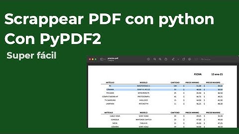 Extraer texto de PDF usando python PyPDF2 (Múy Fácil)