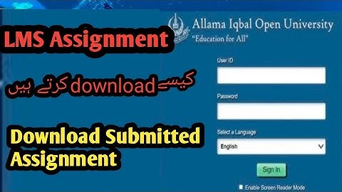 AIOU Assignment Upload & Download Tutorial|Step-by-Step 2025.#viralvideo #aiou #students #assignment