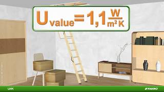 FAKRO loft ladders - LWK loft ladder